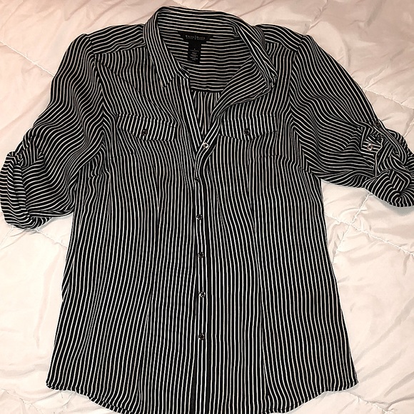 White House Black Market Tops - WHBM collar shirt